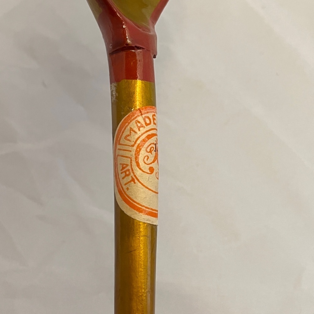 Hand Painted Wooden Khokhloma Spoon, Made in USSR, Vintage EUC - Picture 7 of 9
